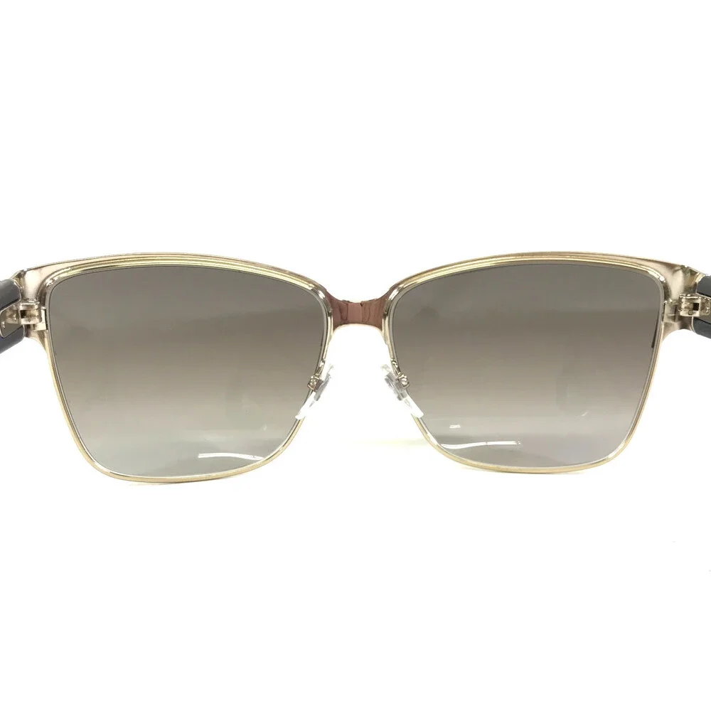 Gucci Sunglasses GG4263/S LOZHA Shiny Black Gold Frames w/ Gradient Gray Lenses
